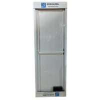 FULL ALUMINUM DOOR 65X200 WHITE LEFT