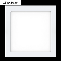 Panel Light LED MH-AS-18W-3000K/4000K/6000K 3WAY Square BESTLIGHT