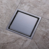 SS FLOOR DRAIN SQUARE GRAY 10x10cm (P.O)