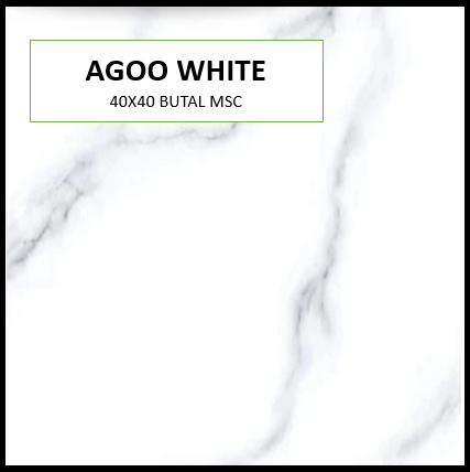 BUTAL AGOO WHITE 40X40 MSC