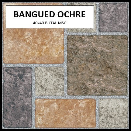 BUTAL BANGUED OCHRE 40x40 ROUGH MSC