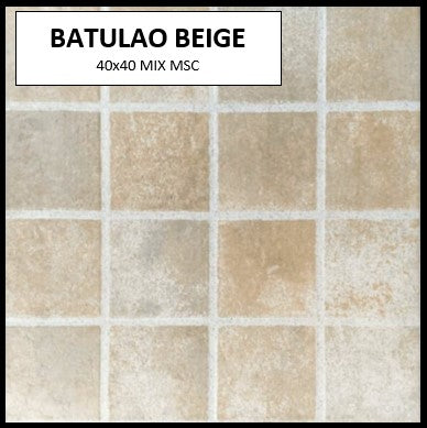 BUTAL BATULAO BEIGE 40x40 MSC