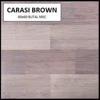 BUTAL CARASI BROWN 60X60 MSC ROUGH