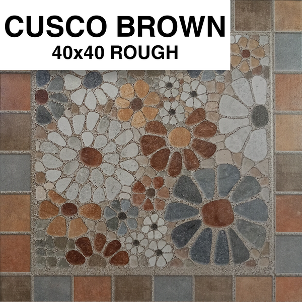 CUSCO BROWN 40x40 MSC ROUGH (PO)