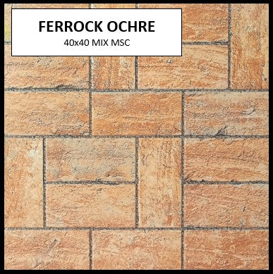 BUTAL FERROCK OCHRE 40x40 GLOSSY MSC