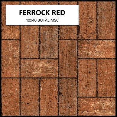 BUTAL FERROCK RED 40x40 MSC