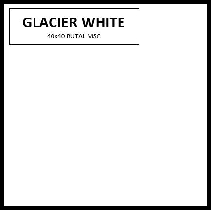 BUTAL GLACIER WHITE 40x40 GLOSSY MSC