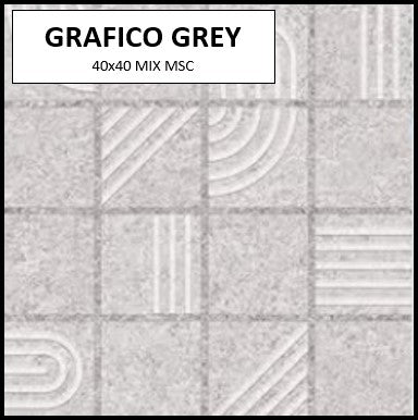 BUTAL GRAFICO GREY 40x40 MSC