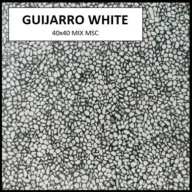 BUTAL GUIJARRO WHITE 40x40 MSC