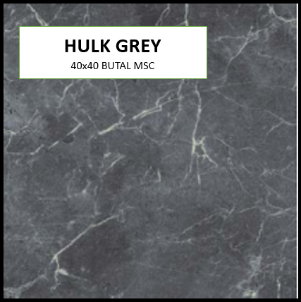 BUTAL HULK GLOSS GREY 40X40 MSC GLOSSY