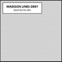 BUTAL MADISON LINES GREY 30x30 MSC