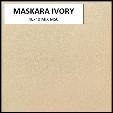 BUTAL MASKARA IVORY 40X40 MATTE MSC