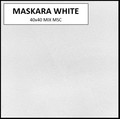 BUTAL MASKARA WHITE 40X40 MATTE MSC