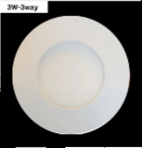 Panel Light LED MH-AR-3W-3000K/4000K/6000K Round 3way BESTLIGHT