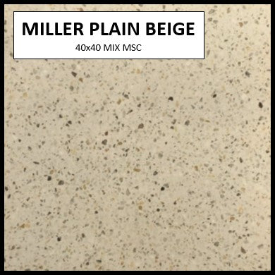 BUTAL MILLER PLAIN BEIGE 40x40 MSC