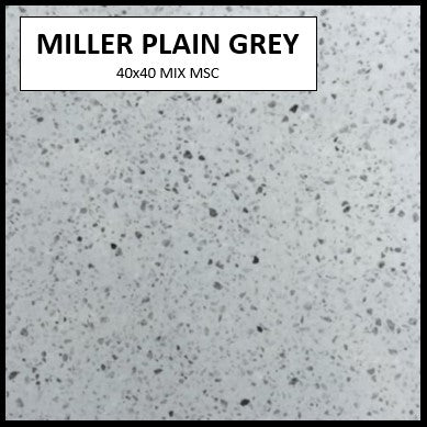 BUTAL MILLER PLAIN LT GREY 40x40 MSC