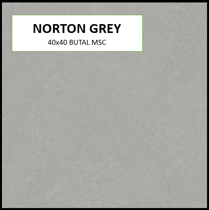 BUTAL NORTON GREY 40X40 MSC ROUGH