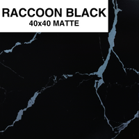 RACCOON BLACK 40X40 MSC MATTE