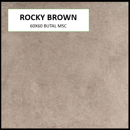 BUTAL ROCKY BROWN 60X60 MSC