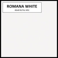 BUTAL ROMANA WHITE 40x40 MATTE MSC