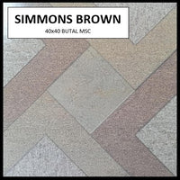 BUTAL SIMMONS BROWN 40x40 MSC