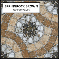 BUTAL SPRINGROCK BROWN 40X40 ROUGH MSC