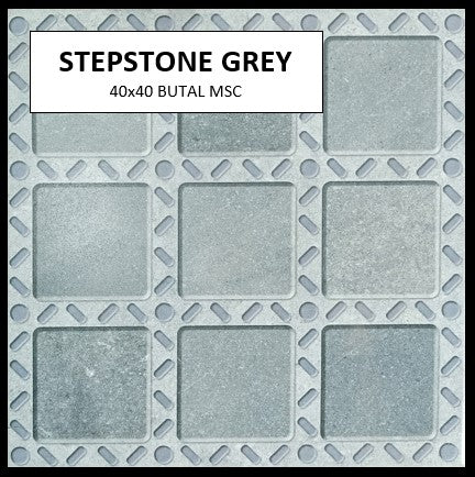 BUTAL STEPSTONE GREY 40x40 MSC