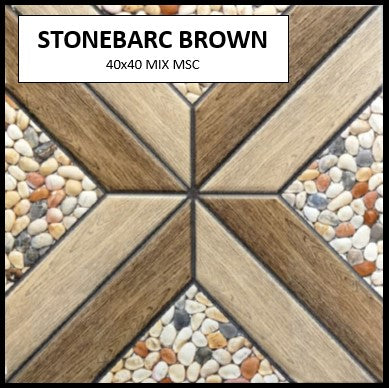 BUTAL STONEBARC BROWN 40X40 MSC