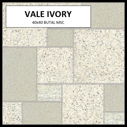 BUTAL VALE IVORY 40x40 GLOSSY MSC