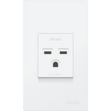 WD901 1 GANG AIRCON OUTLET SET ROYU