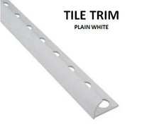 TILE TRIM PLAIN WHITe